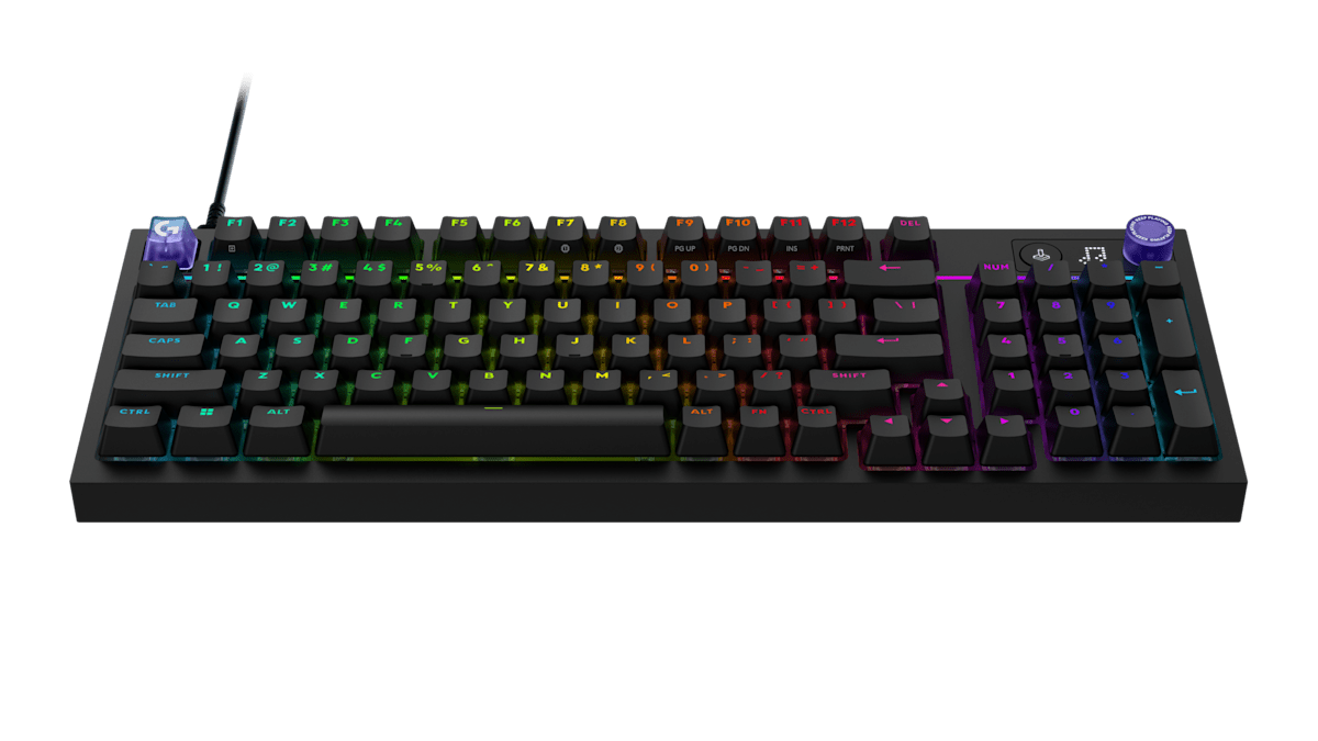 G316 X 98 Mechanical Wired Gaming Keyboard - BLACK - US INT'L