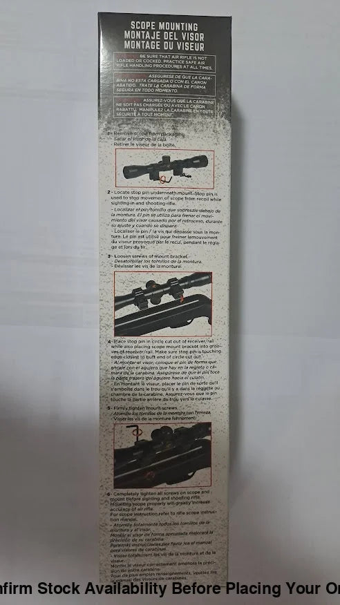 Gamo 4×32 AO Riflescope With Rings (On Special) - Gamo Riflescope With Ring