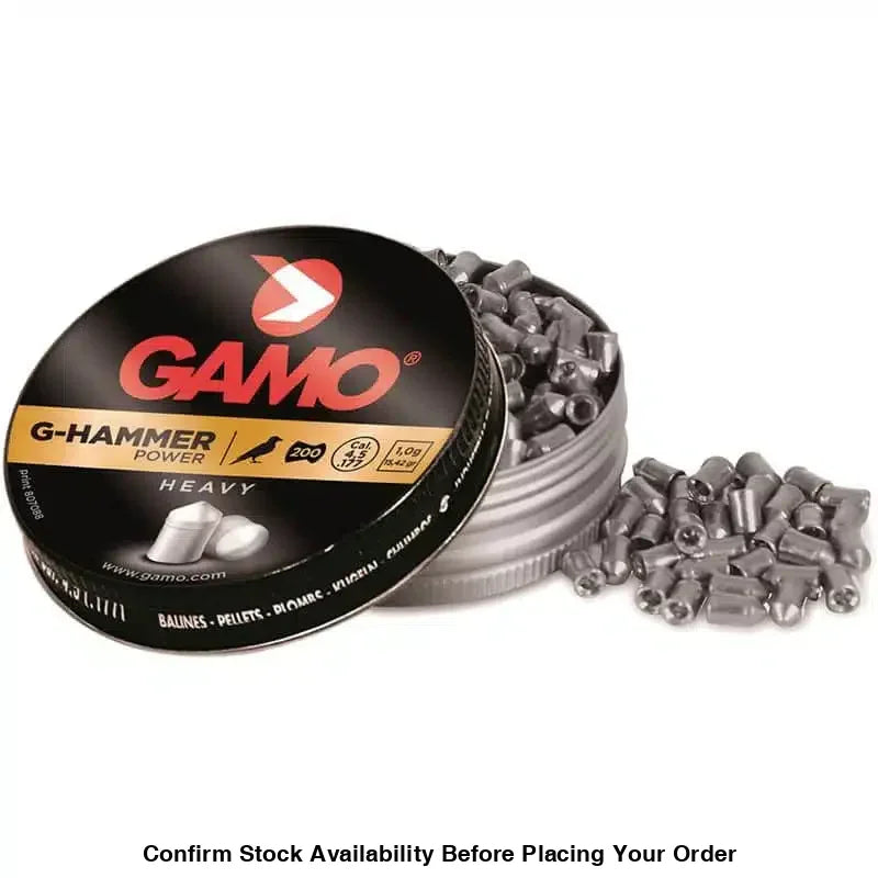 Gamo G-Hammer Pellets – 4.5mm (Pack of 200) Bulk Buy X 10 Tins - Guards On Duty Shop