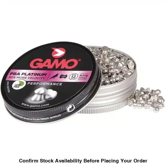 Gamo PBA Platinum Pellets – 5.5mm (Pack of 75) Bulk Buy 10 X Tins