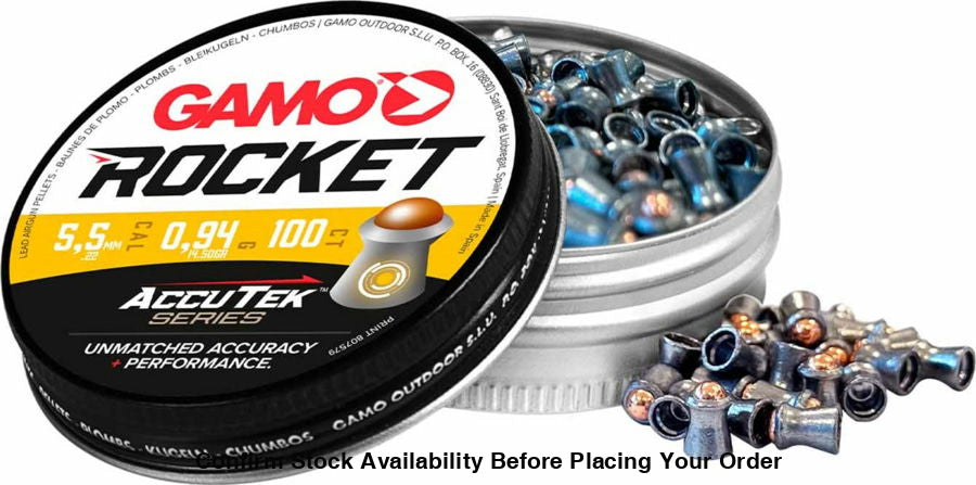 Gamo Rocket Accutek Series Pellets (Bulk Buy 10 X Tins)