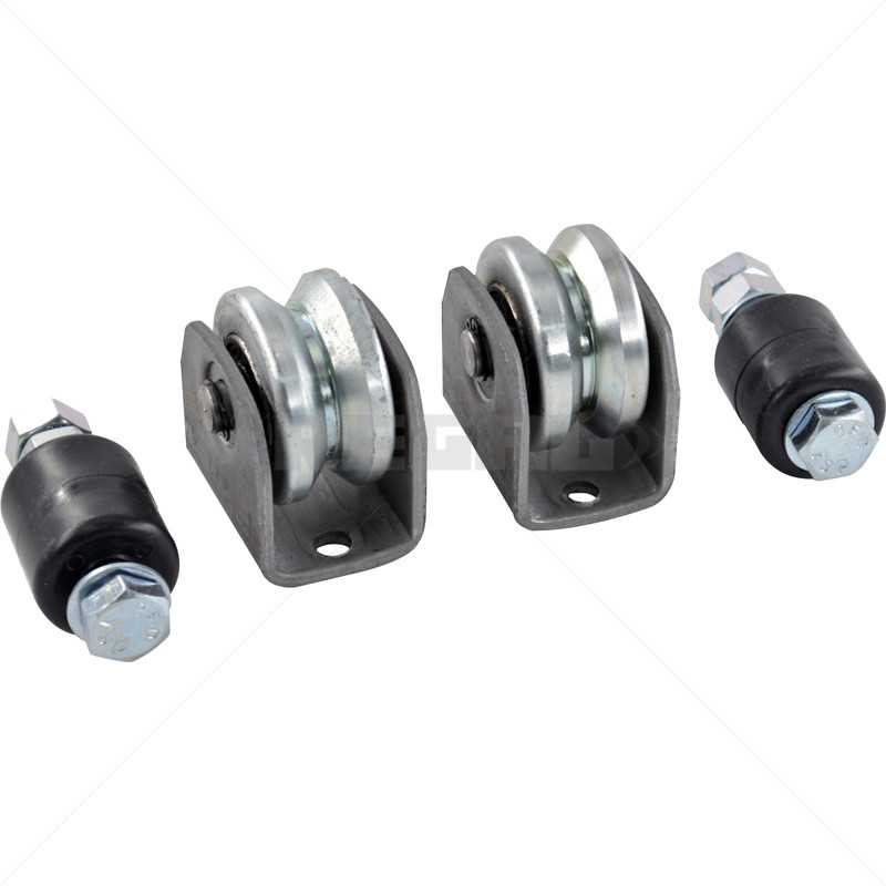 Gate Wheel Kit - 60mm E/Plated (Hacksaw blades)