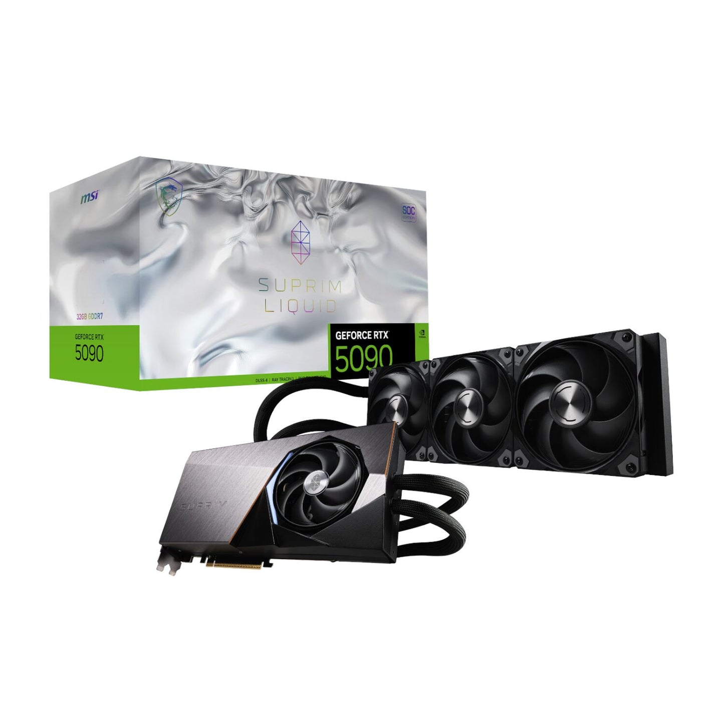 MSI GeForce RTX 5090 SUPRIM LIQUID SOC 32GB Graphics Card - Guards On Duty Shop & Security Guards