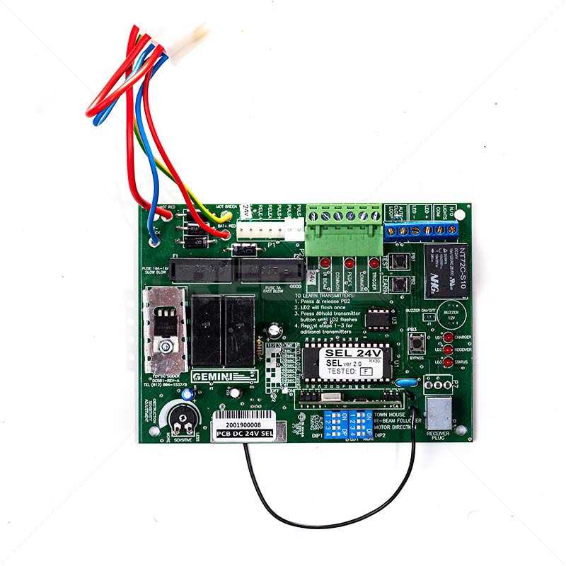 Gemini Accessories DC Slider 24V SEL PC Board L90452