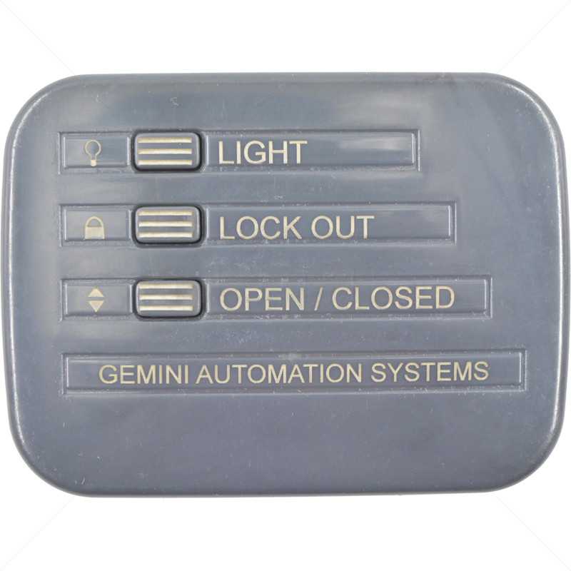 Gemini Wall Console Tx3 Code Hop 433Mhz - Guards On Duty Shop & Security Guards
