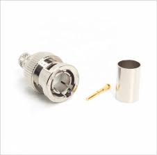 Generic BNC CCTV Connector - Crimp Type – Economical – Pack of 10