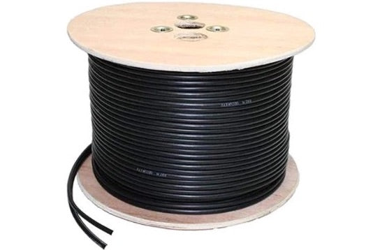 Cable Coaxial RG59 300m Black 0.5mm