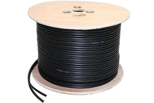 Generic Cable Coaxial RG59 300m Black 0.5mm