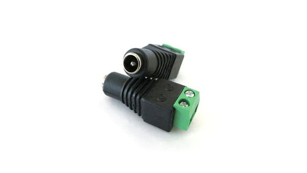 DC Jack with Screws - Female Connector