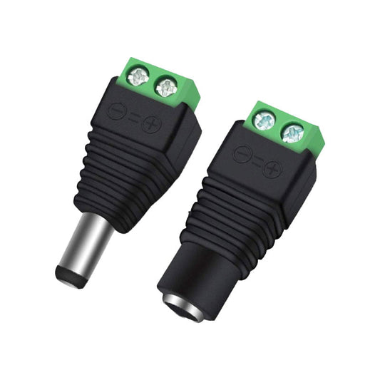 Generic DC Jack with Screws - Female Connector