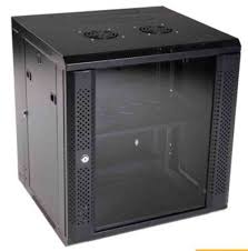 Generic Swing Frame Wall Box 12U - 600mm Total Depth - Includes Fan