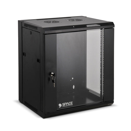 Generic Swing Frame Wall Box 9U - 600mm Total Depth - Includes Fan