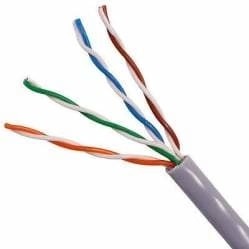 Generic Cat5e UTP Bare Copper Patch Lead 2m Grey