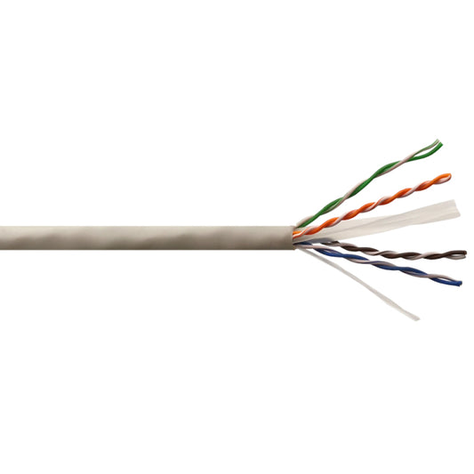 Generic CAT6 Solid UTP Bare Copper 500m Grey Network Cable