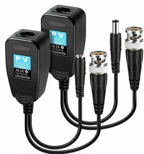 Generic HD Balun with 12VDC Power Inputoutput - Pair