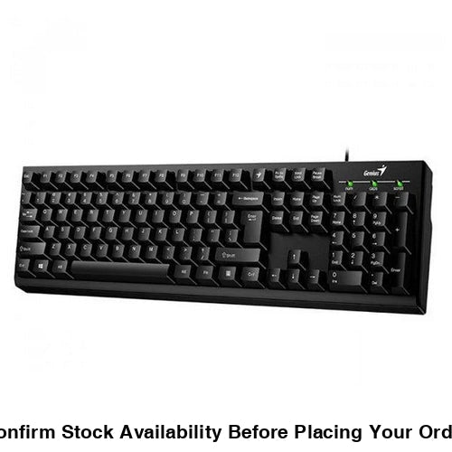 GENIUS USB KB-100 SMART BLACK KEYBOARD - Guards On Duty Shop