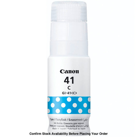 Genuine Canon GI-41 Cyan Ink Bottle