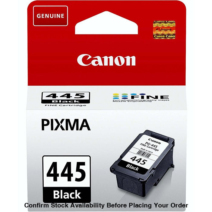 Genuine Canon PG-445 Black Ink Cartridge - Canon PG-445 Black Ink