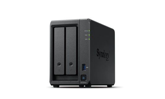 Synology DS725neo+ 2 Bay NAS AMD Ryzen R1600 2C CPU 4 GB NON-ECC RAM 1 x RJ-45 1GbE 1 x RJ-45 2.5GbE