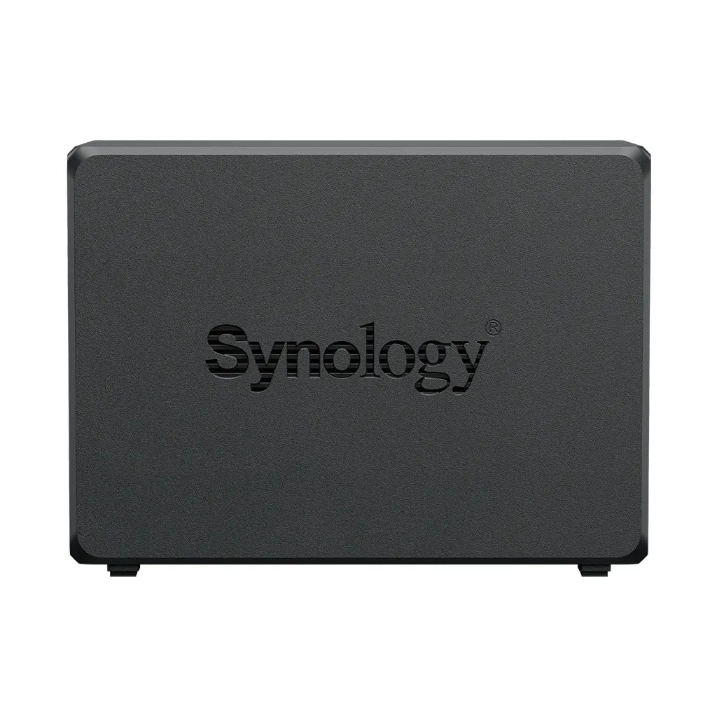 Synology DS725+ 2 Bay NAS AMD Ryzen R1600 2C CPU 4 GB DDR4 ECC SODIMM (2 RAM slots) 1 x RJ-45 1GbE 1 x RJ-45 2.5GbE