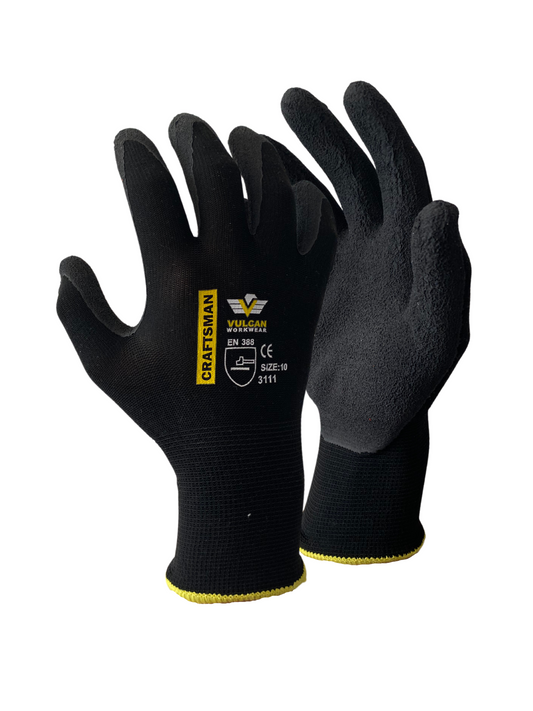 Craftsman Handling Glove, Black/Black