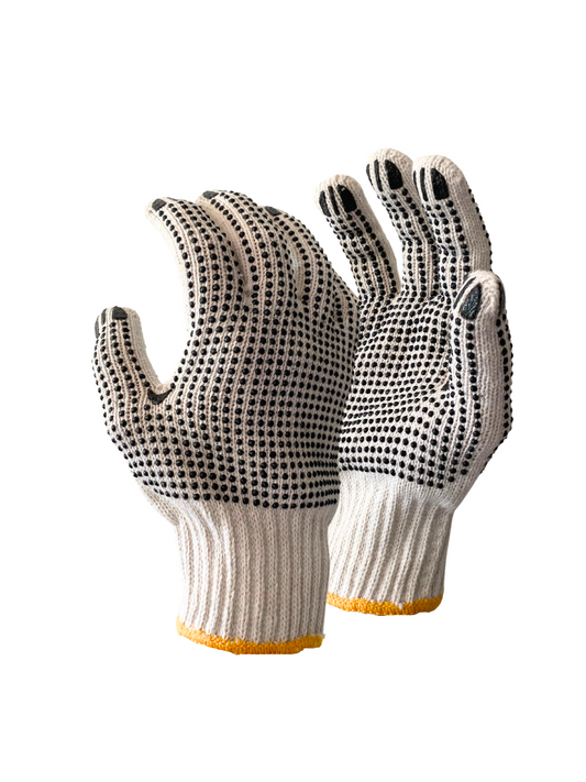 Cotton Crochet Kntted Glove Double Dotted