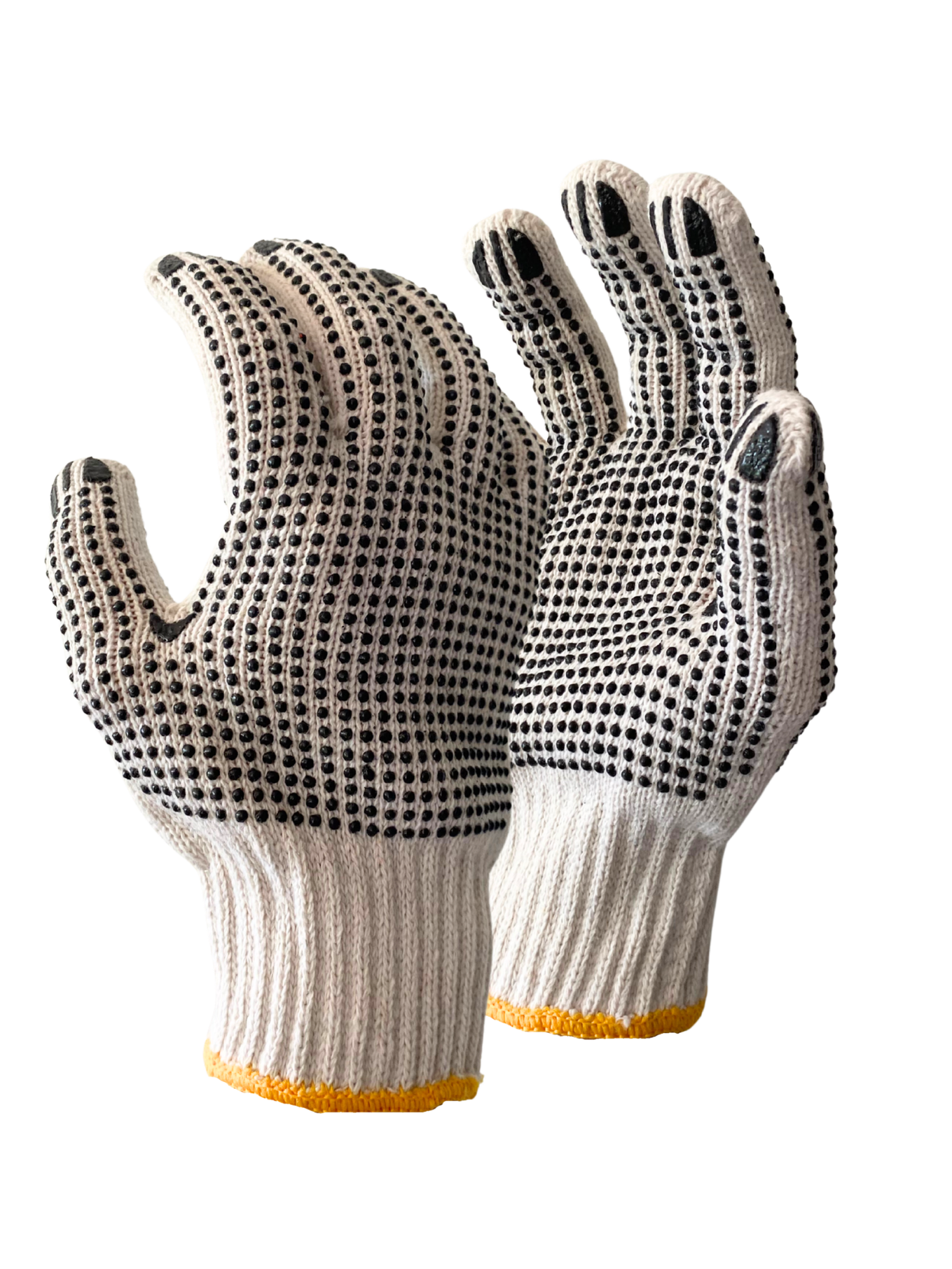 Cotton Crochet Kntted Glove Double Dotted