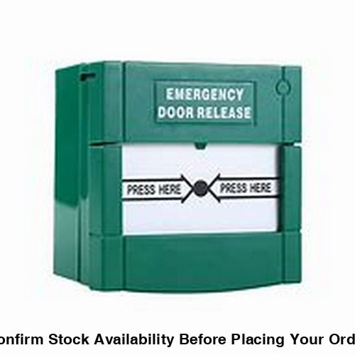 Green Resettable break glass - Guards On Duty Shop