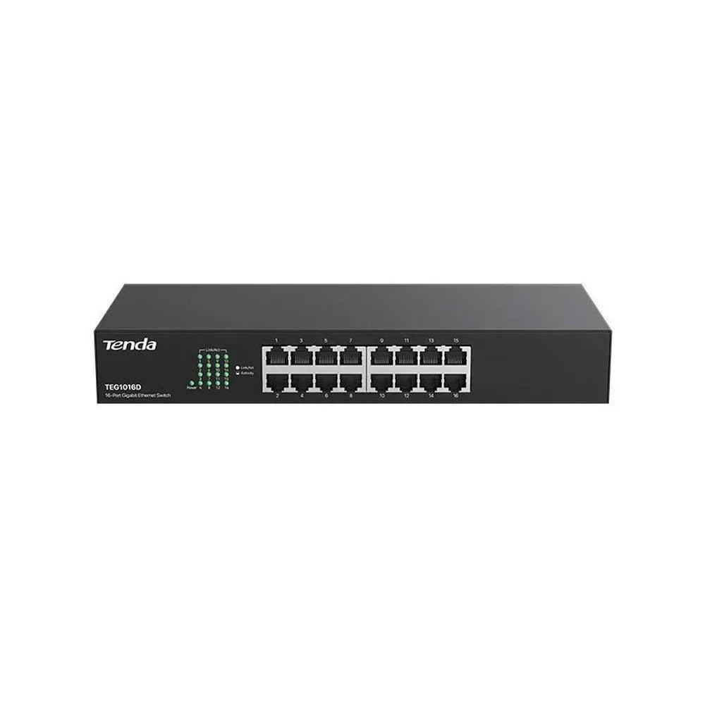 TENDA RACKMOUNT/DESKTOP SWITCH 16 PORT Guards On Duty Security
