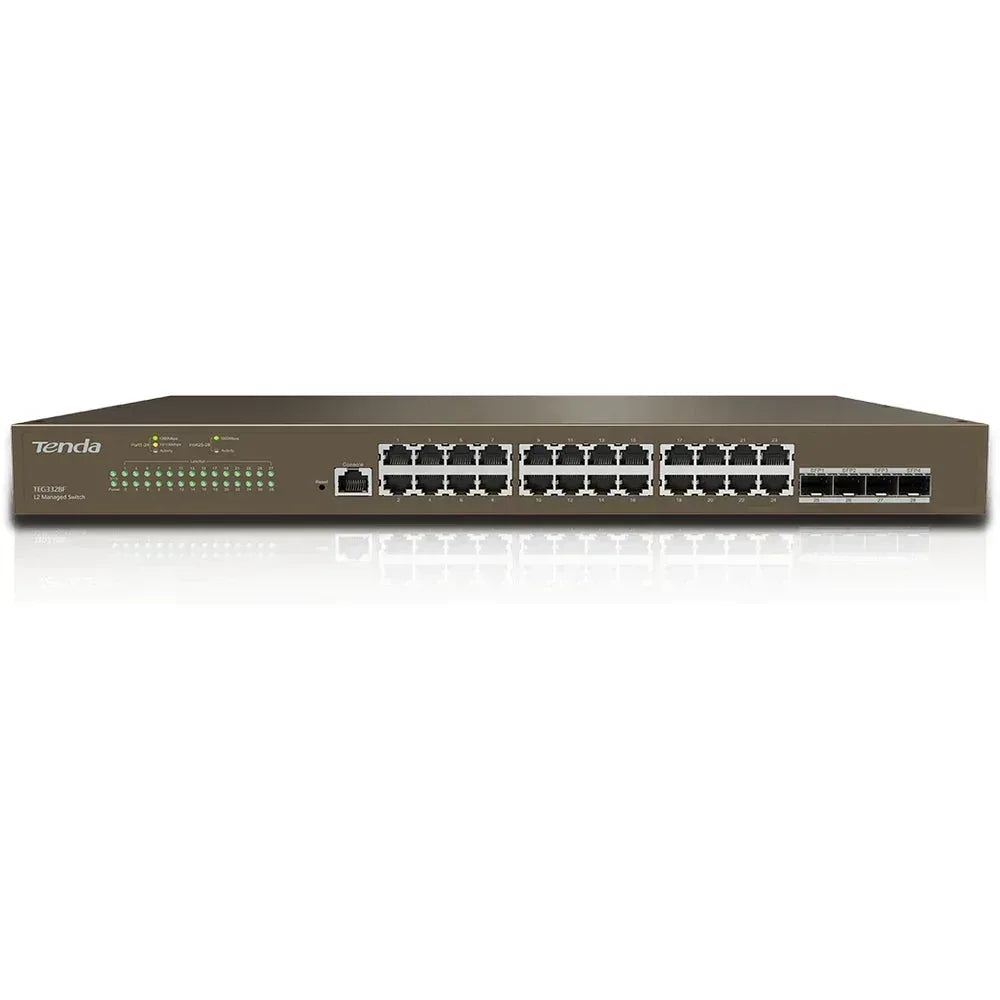 TENDA RACKMOUNT/DESKTOP L2 SWITCH 24 PORT Guards On Duty Security