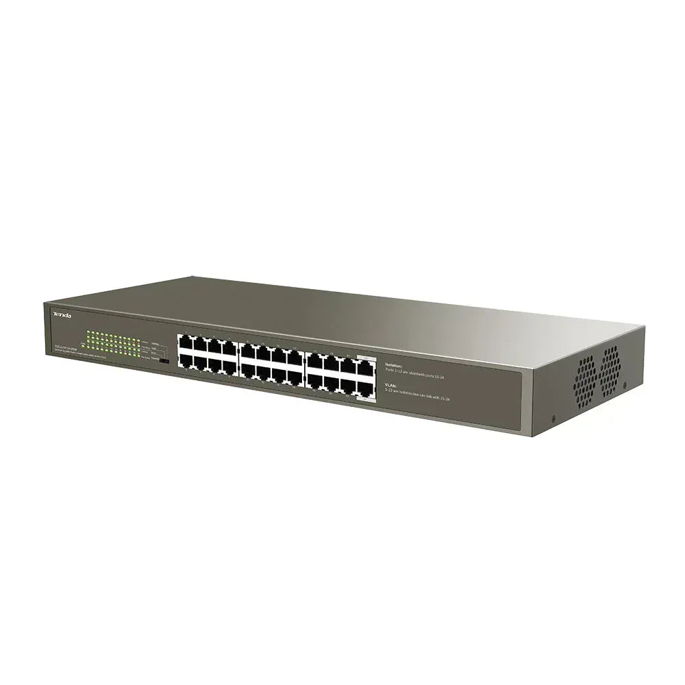 TENDA RACKMOUNT SWITCH GIGABIT 24 PORT POE Guards On Duty Security