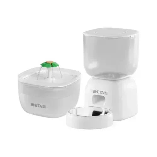 BNETA Automatic Pet Feeder / Water Fountain F14-L Combo Guards On Duty Security