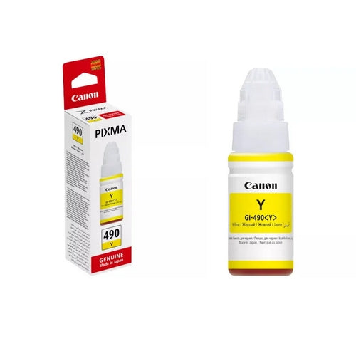 Canon GI-490 Yellow Ink Bottle - Guards On Duty Shop & Security Guards