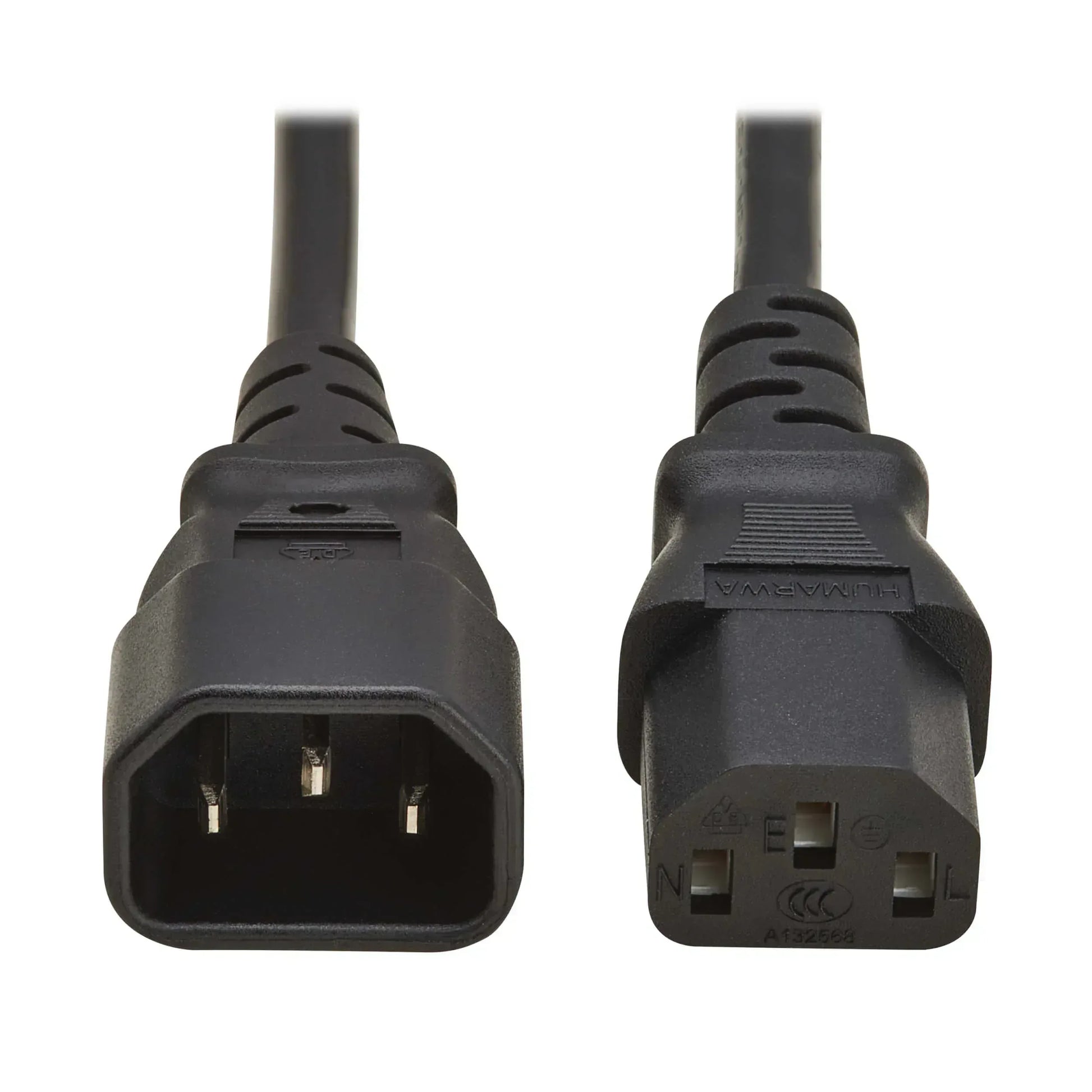 EATON TRIPP LITE SERIES PDU POWER CORD, C13 TO C14 - 10A, 250V, H05VV-F, 3 M (9.8 FT.), BLACK - Guards On Duty Shop & Security Guards