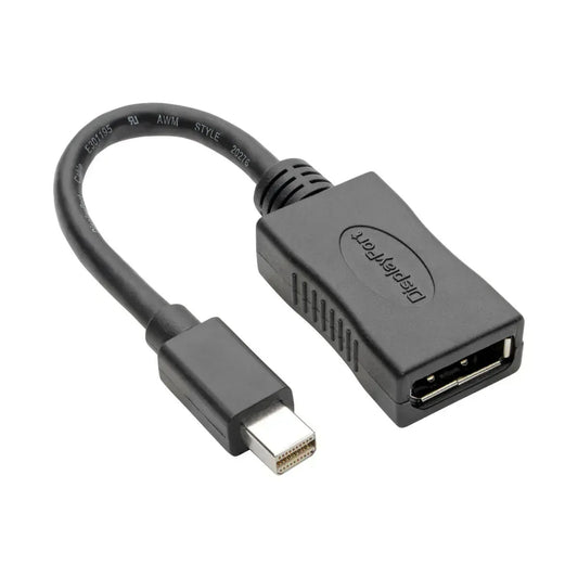 EATON TRIPPLITE KEYSPAN MINI DISPLAYPORT TO DISPLAYPORT ADAPTER 4K 60 HZ BLACK (M/F) 6-IN. (15.24 CM) - Guards On Duty Shop & Security Guards