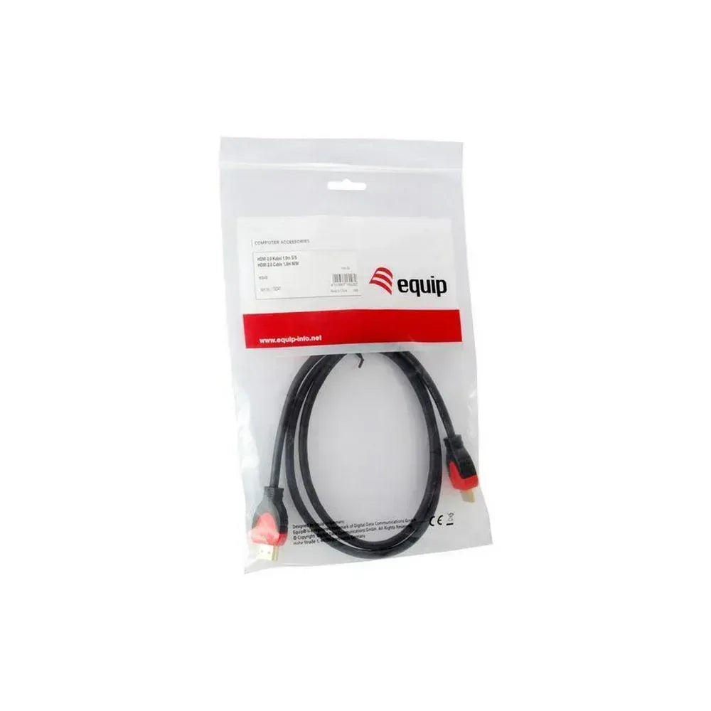 EQUIP CABLE, HDMI A - HDMI A BR 2.0 1M Guards On Duty Security