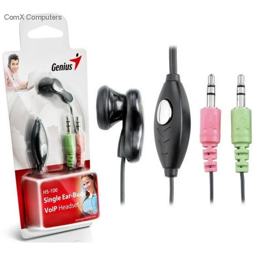 GENIUS EARPHONE, HS-100 SINGLE-SIDE - Guards On Duty Shop & Security Guards