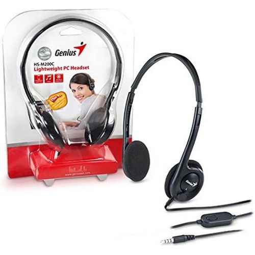 GENIUS HEADSET, M200C BLACK - Guards On Duty Shop & Security Guards