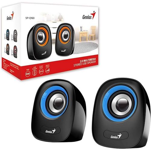 GENIUS SPEAKER, SP-Q160 USB BLUE - Guards On Duty Shop & Security Guards