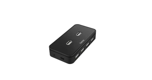 HAMA USB HUB 7 PORT USB2.0, TRANSFER SPEED OF UP TO 480MBIT/S,INCL.CABLE AND POWER SUPPLY - Guards On Duty Shop & Security Guards