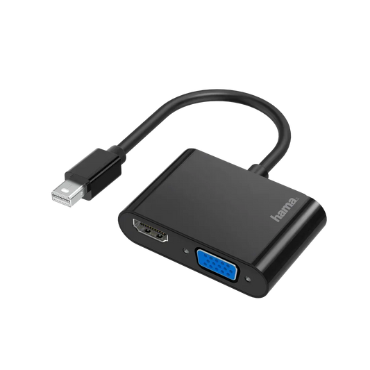 HAMA VIDEO ADAPTER 2IN1 MINI-DP PLUG TO VGA & HDMI SOCKET 4K - Guards On Duty Shop & Security Guards