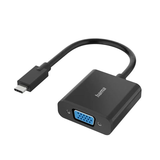 HAMA VIDEO ADAPTER USB-C PLUG TO VGA SOCKET FHD - Guards On Duty Shop & Security Guards