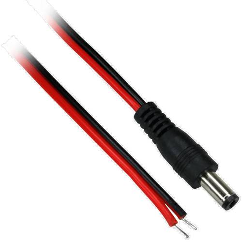 Male DC Plug with Fly Lead - Guards On Duty Shop