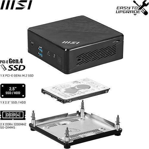 MSI Cubi 5 12M Barebone Mini PC (Intel Core i7 12th Gen) Guards On Duty Security