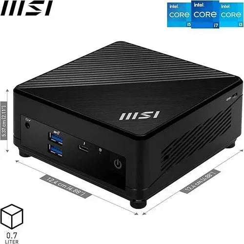 MSI Cubi 5 12M Barebone Mini PC (Intel Core i7 12th Gen) Guards On Duty Security