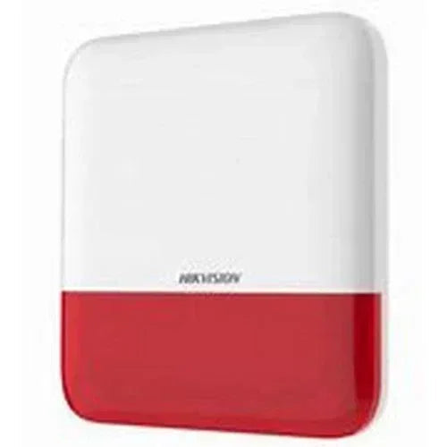 Wireless outdoor sounder 110dB output  Selectable tones for panic/intrusion/fire events  4 CR123A batteries included