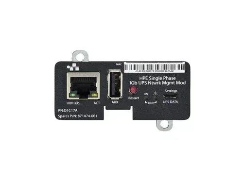 HP SINGLE PHASE 1GB UPS NETWORK MANAGEMENT MOD - Guards On Duty Shop & Security Guards