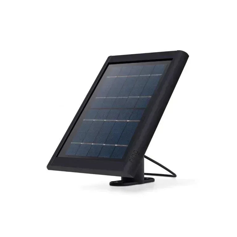 RING - SOLAR PANEL V4- 2ND GEN - BLACK ( FOR : STICK UP PRO, SPOTLIGHT PLUS, SPOTLIGHT PRO) - Guards On Duty Shop & Security Guards