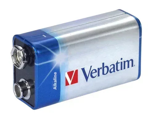 VERBATIM 9V ALKALINE BATTERIES 1PK - Guards On Duty Shop & Security Guards