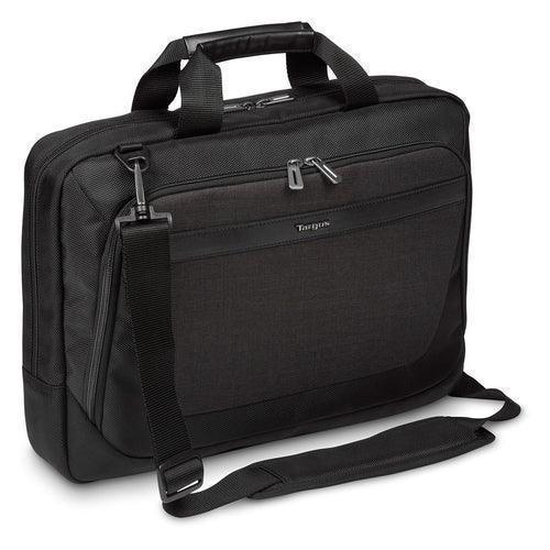 TARGUS - CITYSMART ADV MULTI-FIT 14-15.6 TOPLOAD BLK/GREY SLIM DESIGN, INTUITIVELY ORGANISED POCKETS AND COMPARTMENTS, ADDITIONAL TABLET POCKET, PADDED AND ADJUSTABLE SHOULDER STRAP Guards On Duty Security